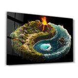 Forces of Balance - Glass Wall Art