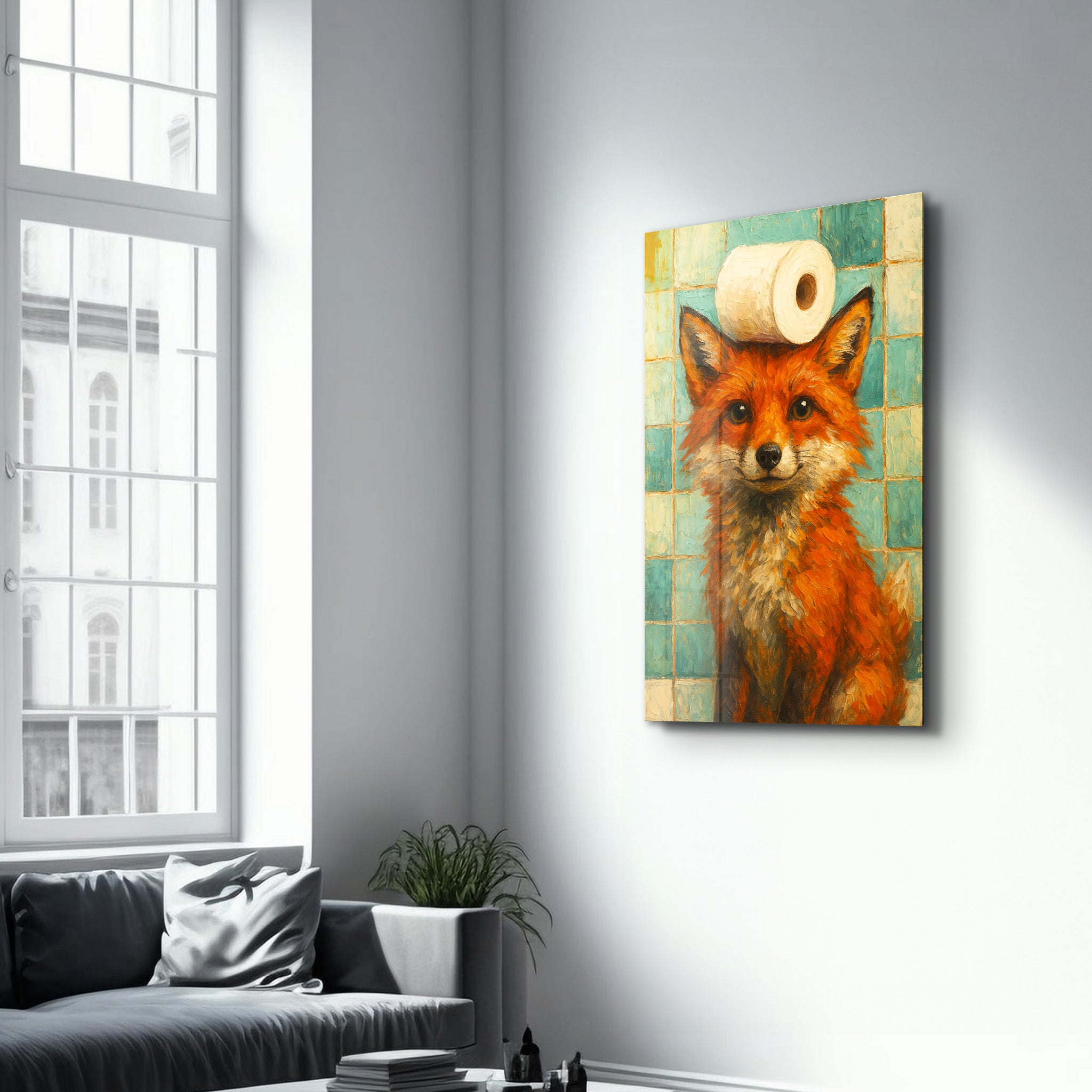 Foxy Fresh – Glass Wall Art