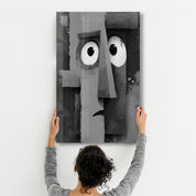 Faces of Feeling - Glass Wall Art