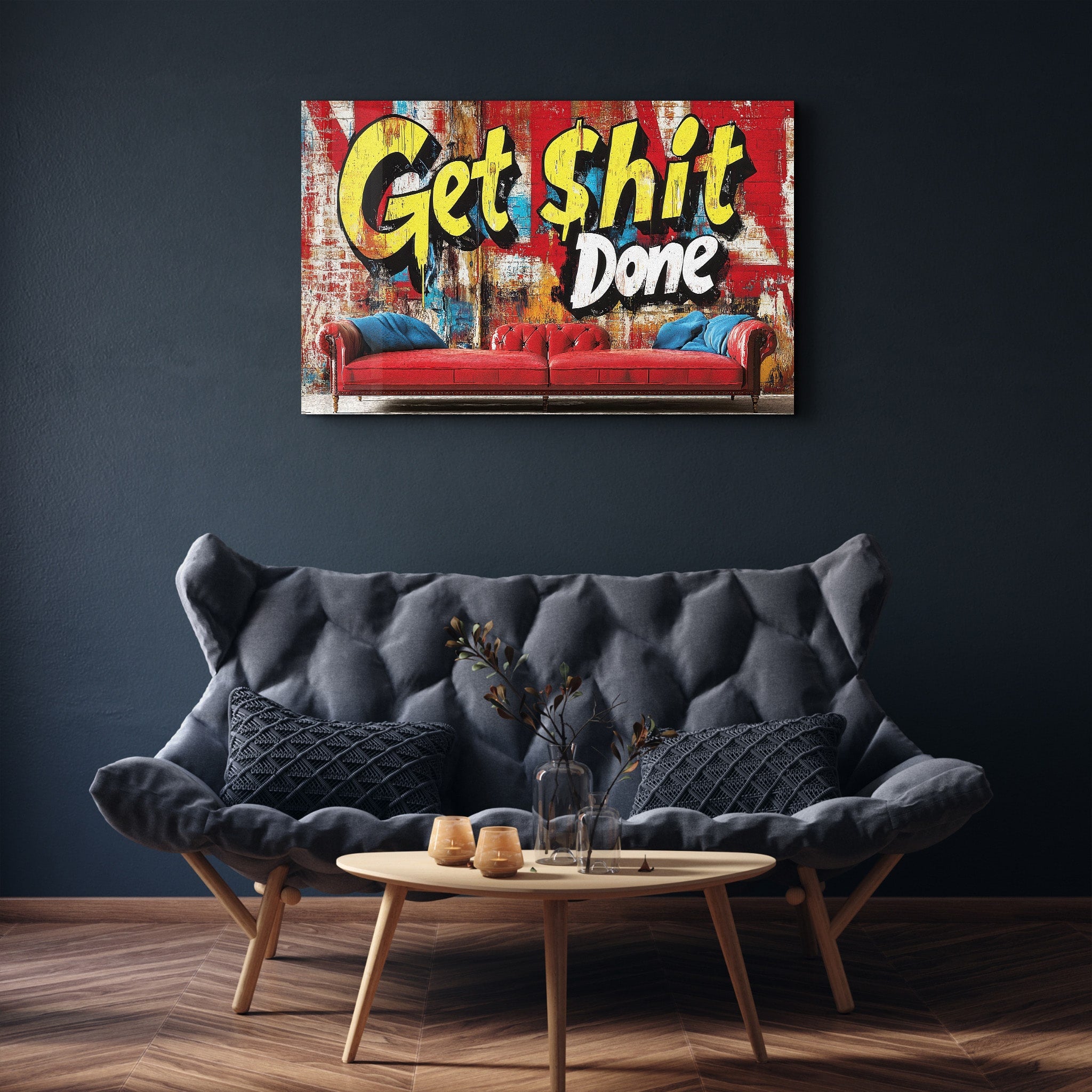 Get Sh*t Done Done - Glass Wall Art