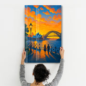 Harbour Light – Glass Wall Art by HMZ