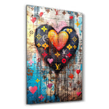 Heart on the Wall | Glass Wall Art