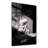 Kermit in the Shadows – Glass Wall Art