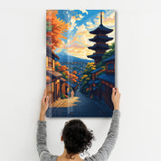 Kyoto Serenity – Glass Wall Art by HMZ