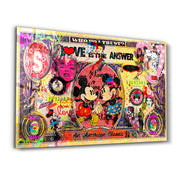 Love is the Answer by Mr. Pablo Costa – Glass Wall Art