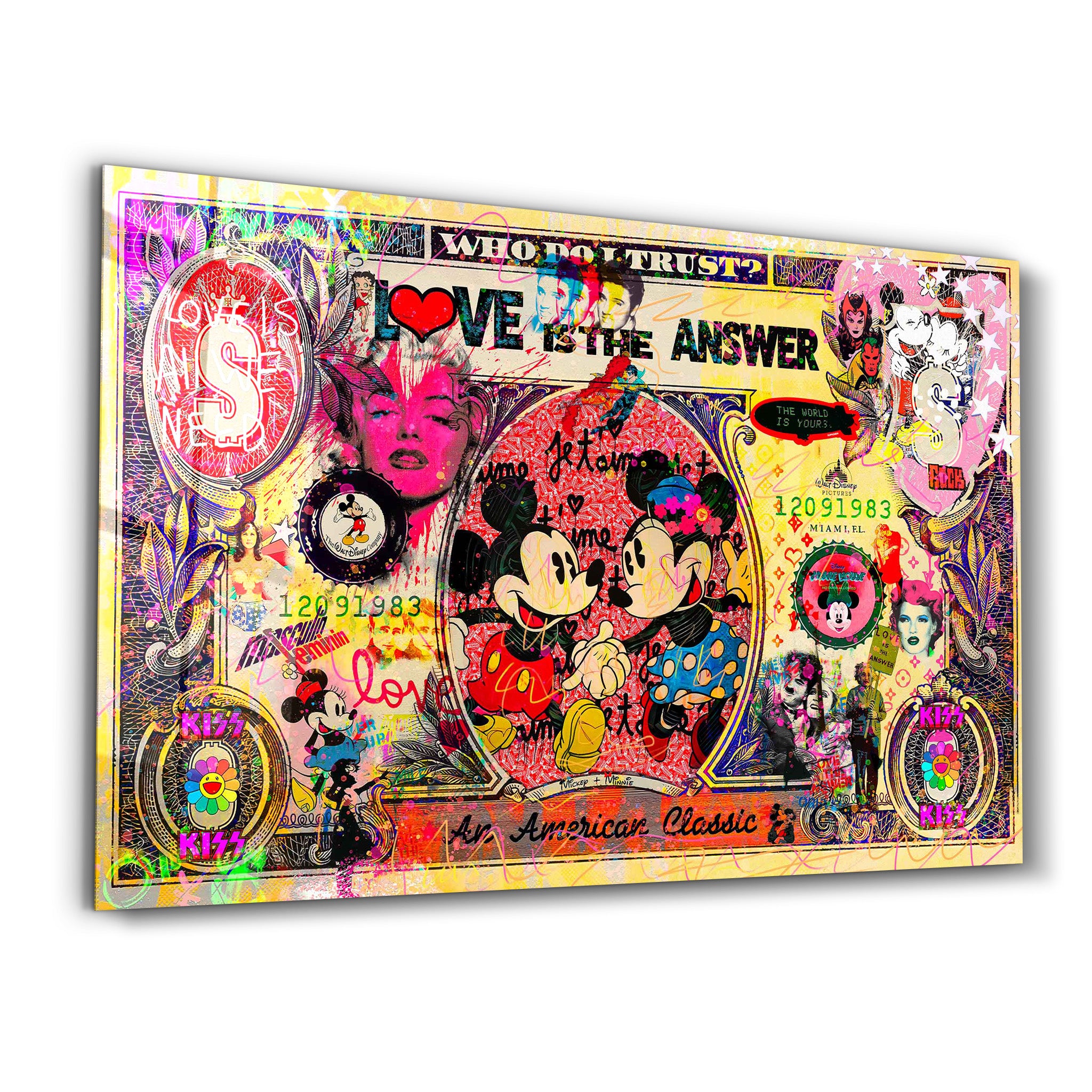 Love is the Answer by Mr. Pablo Costa – Glass Wall Art