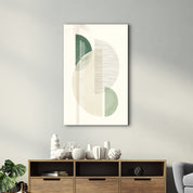 Minimal Balance Abstract Form - Glass Wall Art