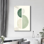 Modern Harmony Circle Composition - Glass Wall Art
