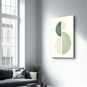 Modern Harmony Circle Composition - Glass Wall Art