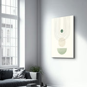 Orb Alignment with Linear Arch - Glass Wall Art