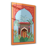 Palace Garden Serenity | Glass Wall Art