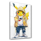 Pika Pika Reloaded - Glass Wall Art
