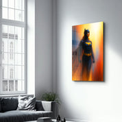 Rise of the Batheart – Glass Wall Art by HMZ