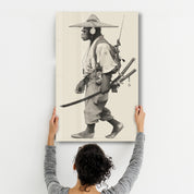 Ronin Primate - Glass Wall Art