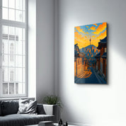 Seoul Glow – Glass Wall Art by HMZ