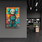 Street Energy - Pop Graffiti Glass Wall Art