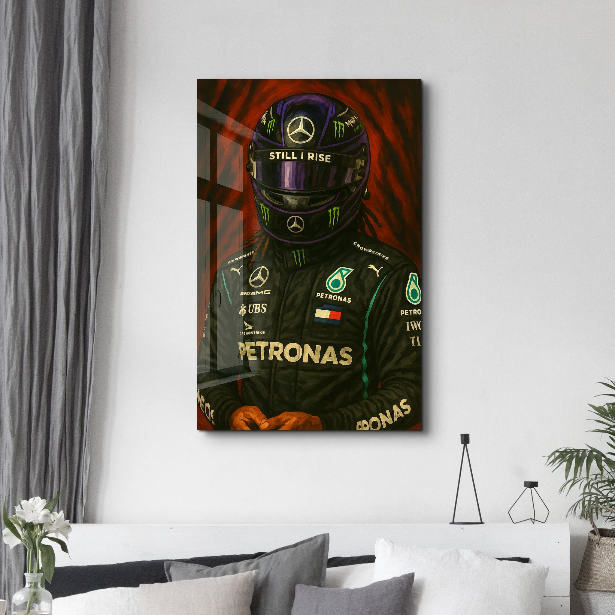 The Champion – Glass Wall Art by HMZ