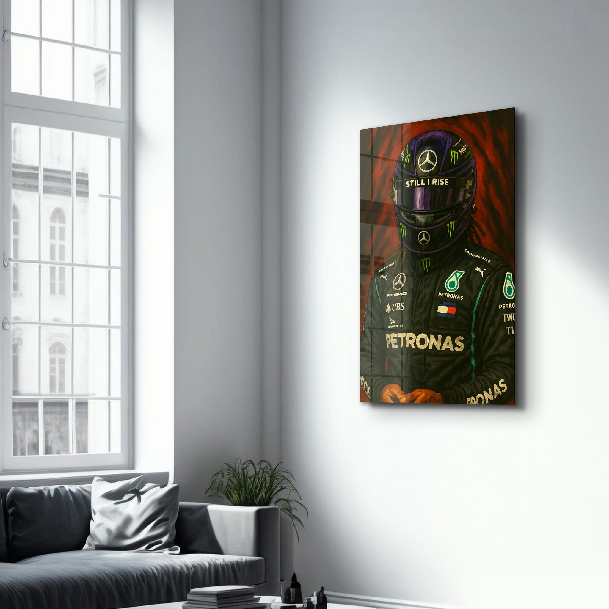 The Champion – Glass Wall Art by HMZ