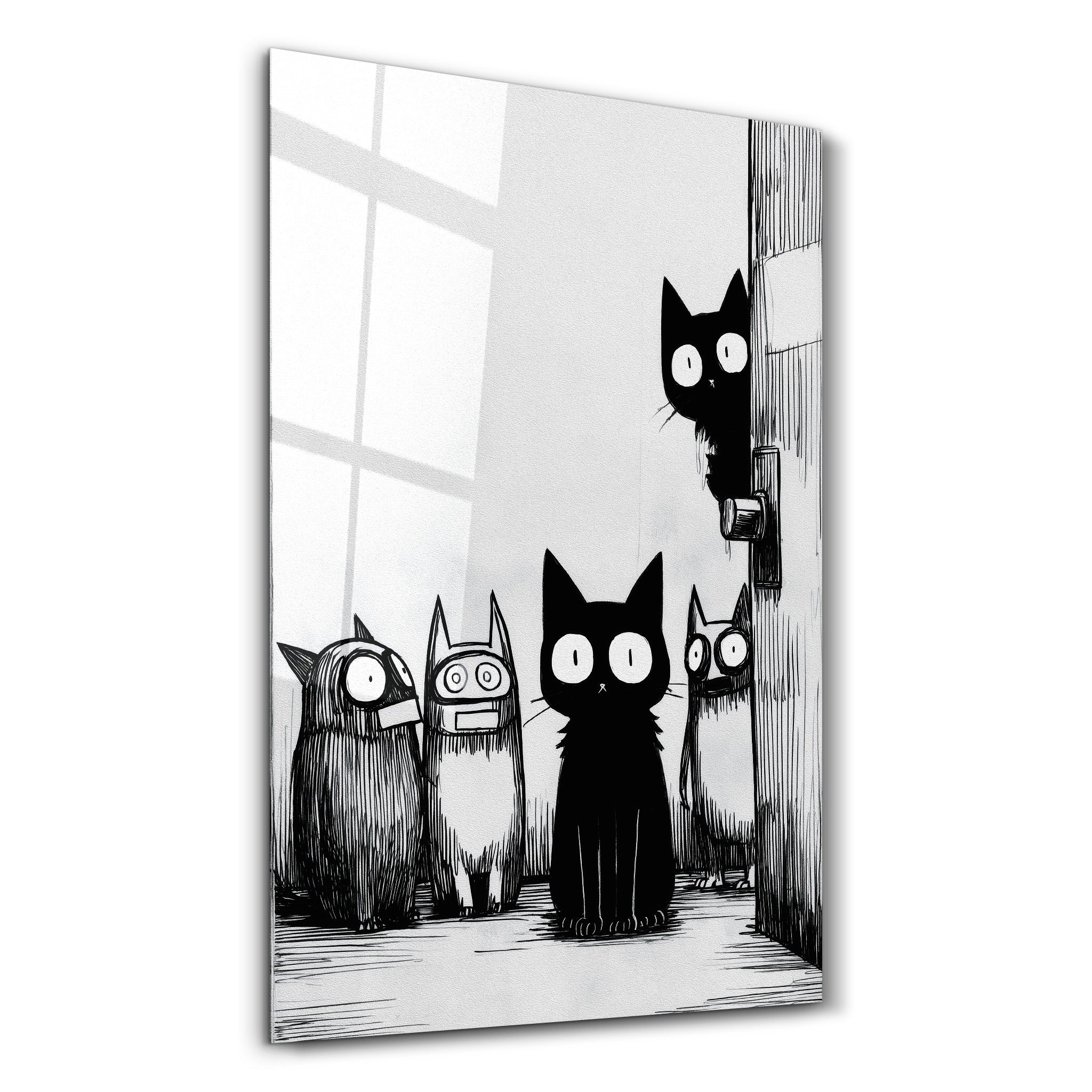 The Curious Gang – Glass Wall Art