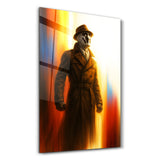 The Inkblot Vigilante – Glass Wall Art by HMZ