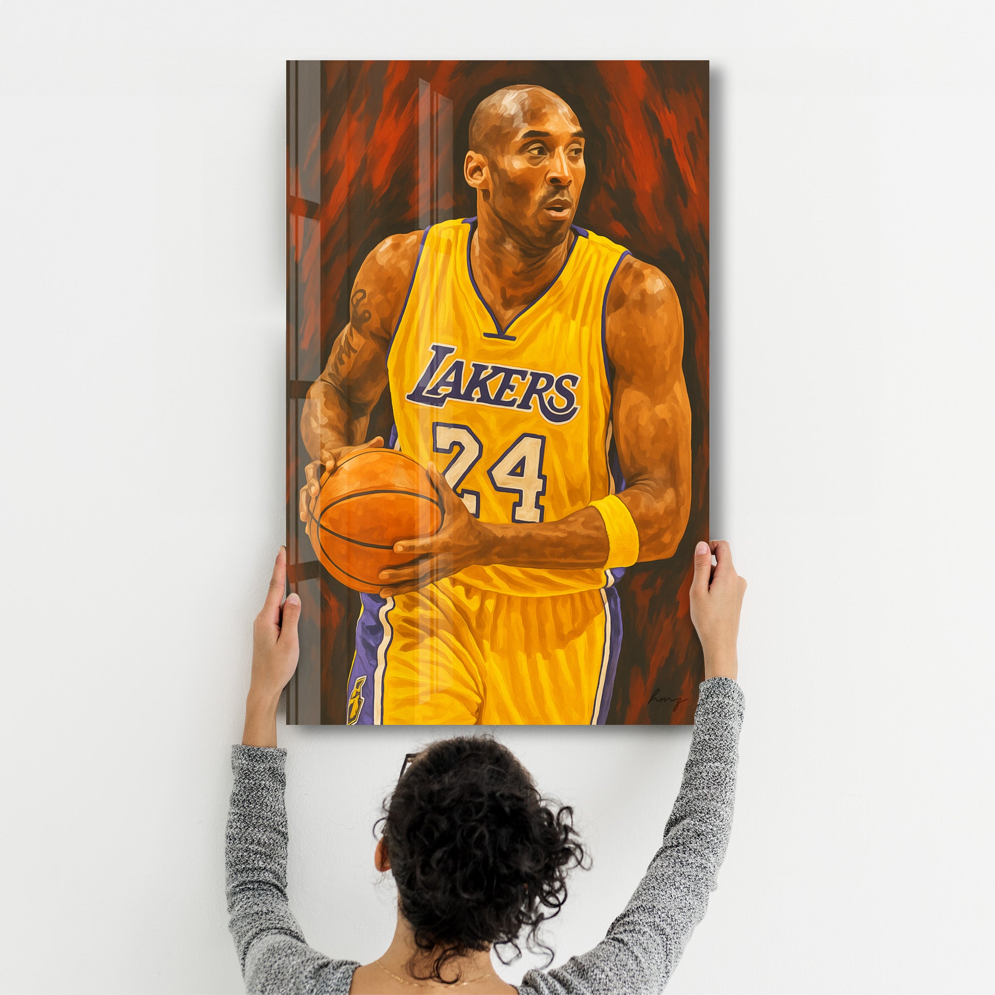 The Mamba – Glass Wall Art by HMZ