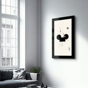 The Mouse Reimagined – Glass Wall Art