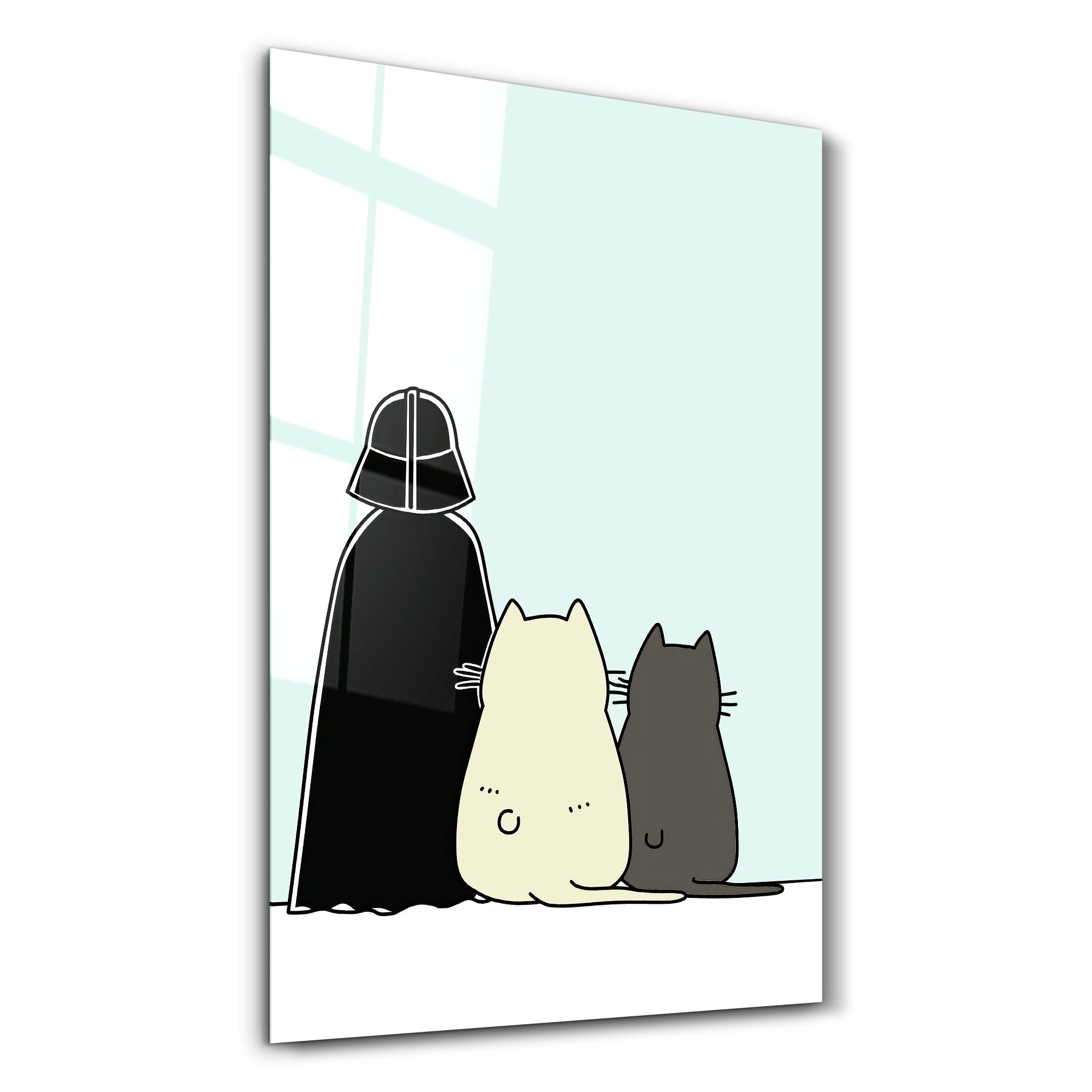 The Purr Side – Glass Wall Art