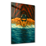 The Record Breaker – Glass Wall Art by HMZ
