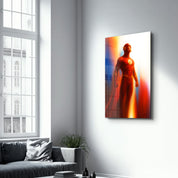 The Scarlet Bolt – Glass Wall Art by HMZ