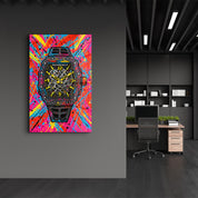 Time Bomb - Richard Mille Graffiti Explosion Glass Wall Art