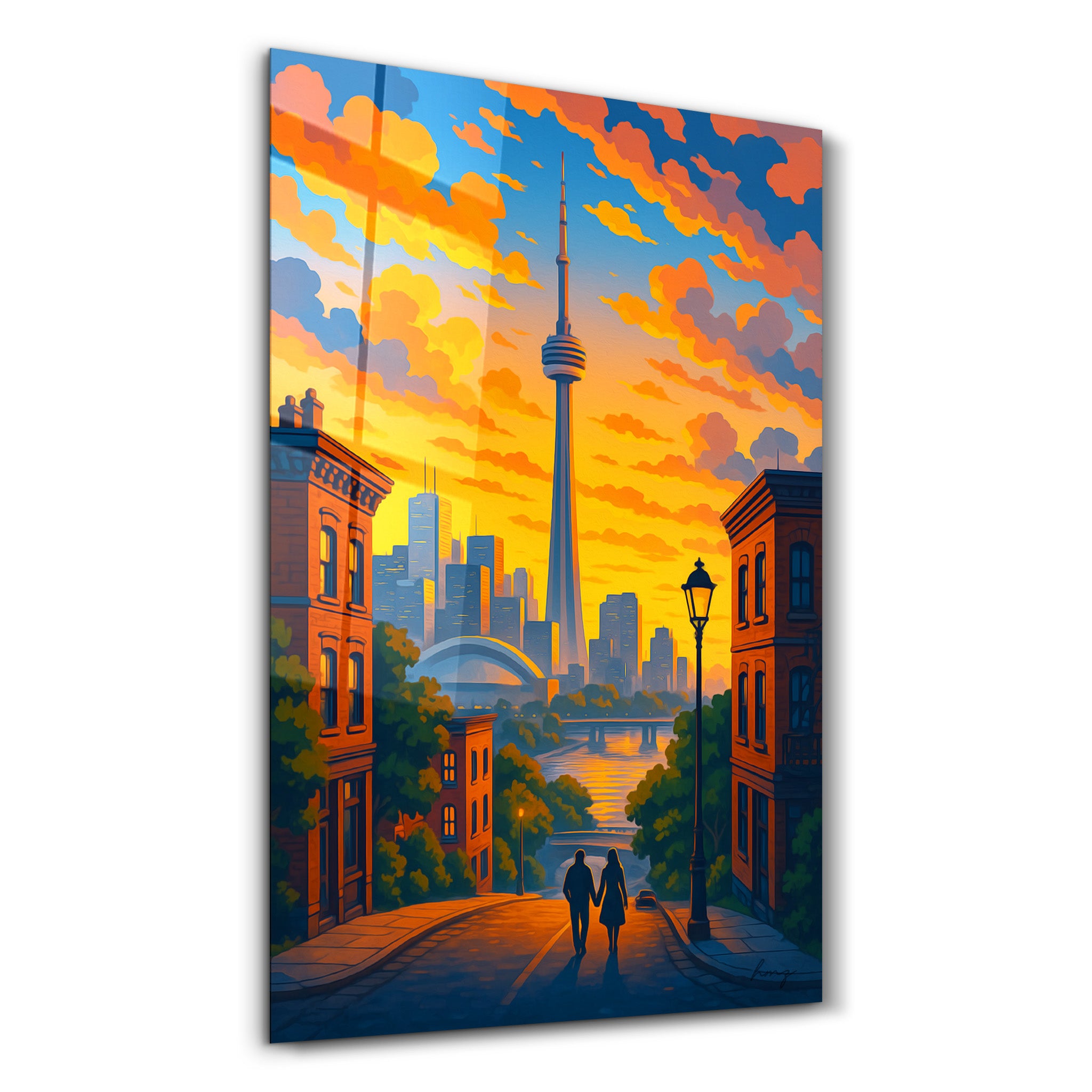 Toronto Skies – Glass Wall Art by HMZ
