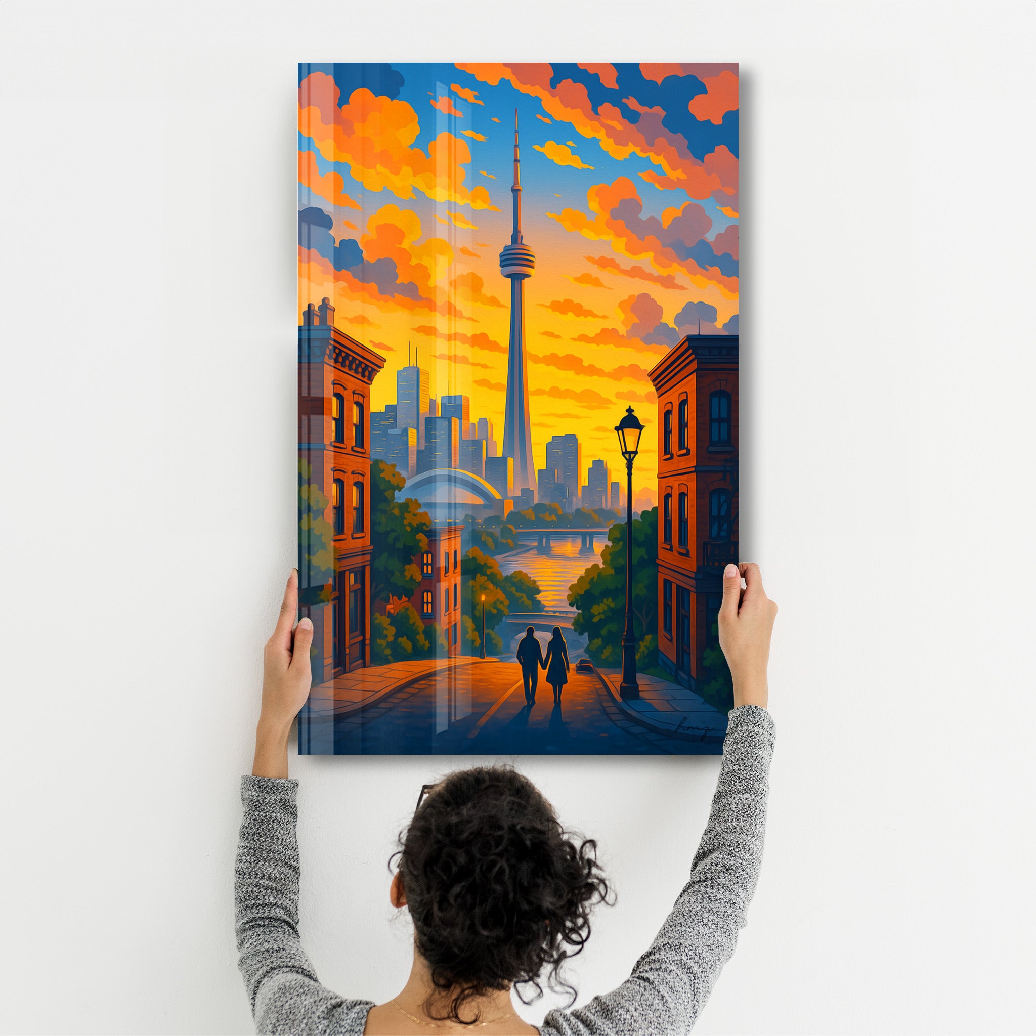 Toronto Skies – Glass Wall Art by HMZ