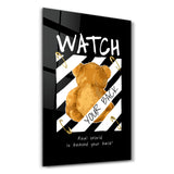 Watch Your Back - Glass Wall Art