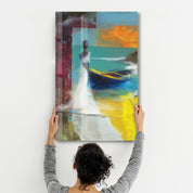 Whispers by the Shore – Glass Wall Art