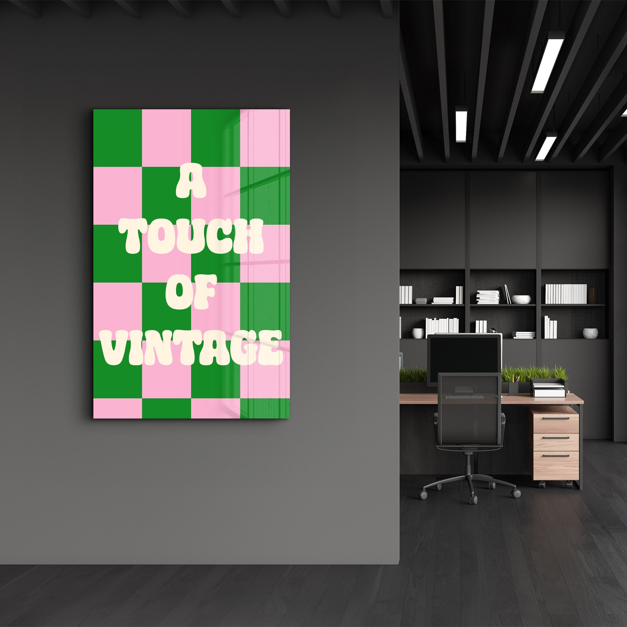 A Touch of Vintage | Glass Wall Art