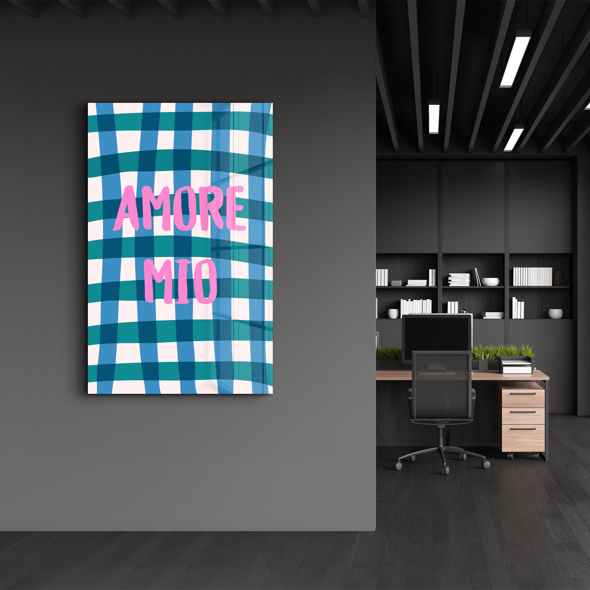 AMORE MIO | Glass Wall Art