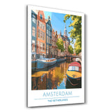 Amsterdam The Netherland 1-Travel Posters | Glass Wall Art