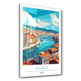 Bilbao Spain 1-Travel Posters | Glass Wall Art