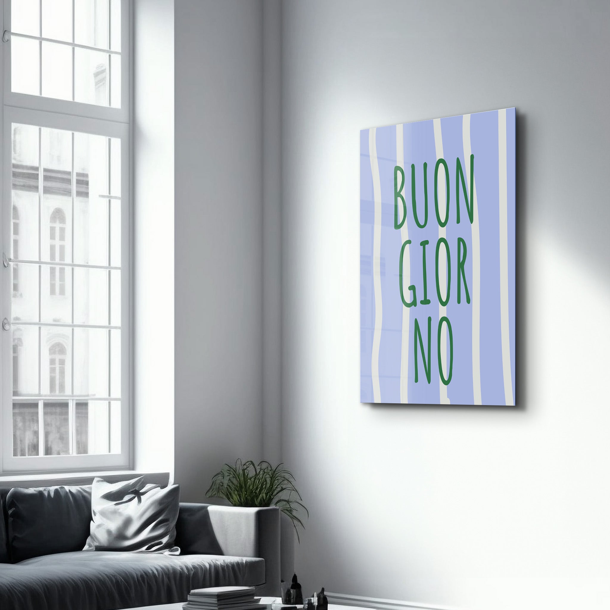 BUONGIORNO | Glass Wall Art