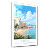 Cannes France 1-Travel Posters | Glass Wall Art