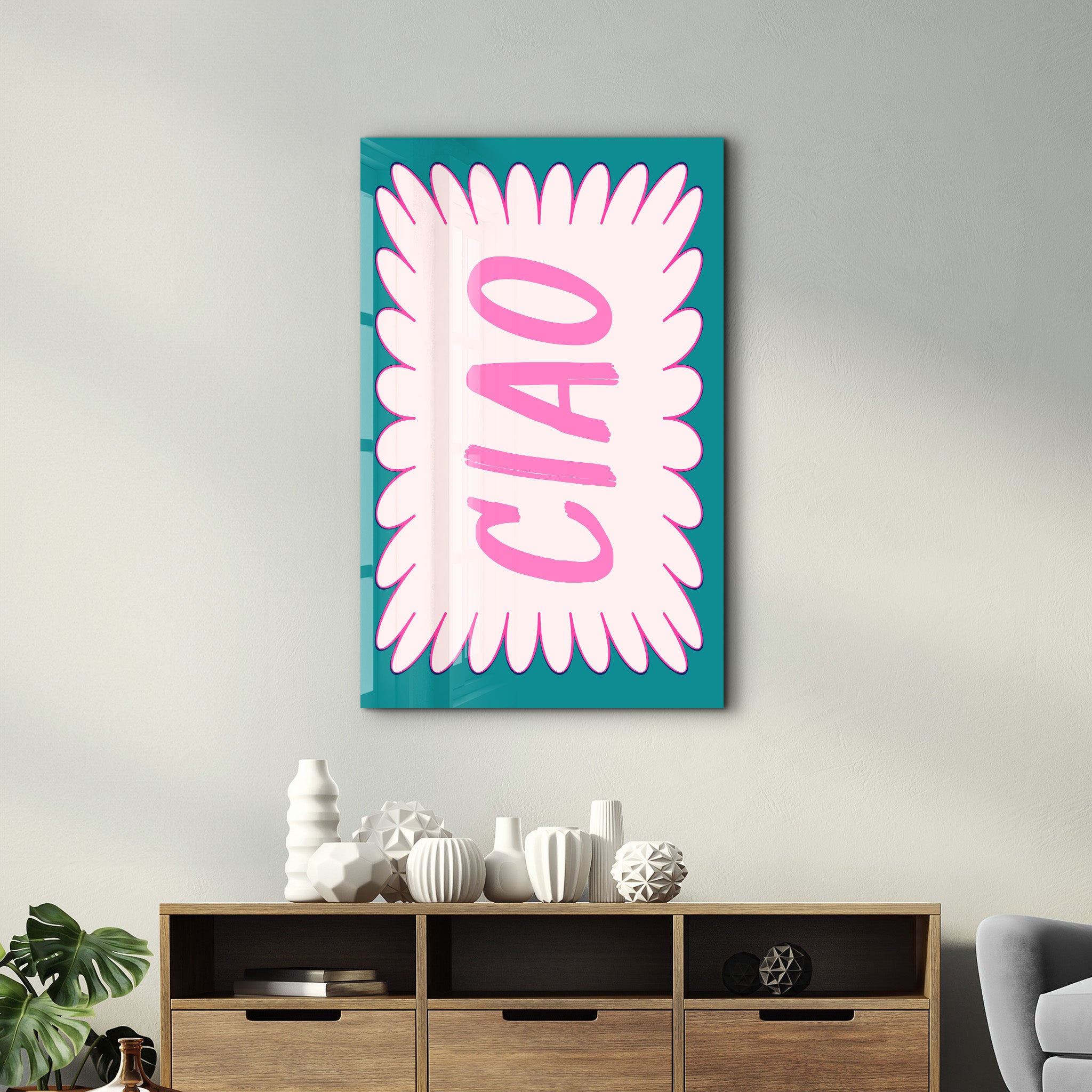 CIAO | Glass Wall Art