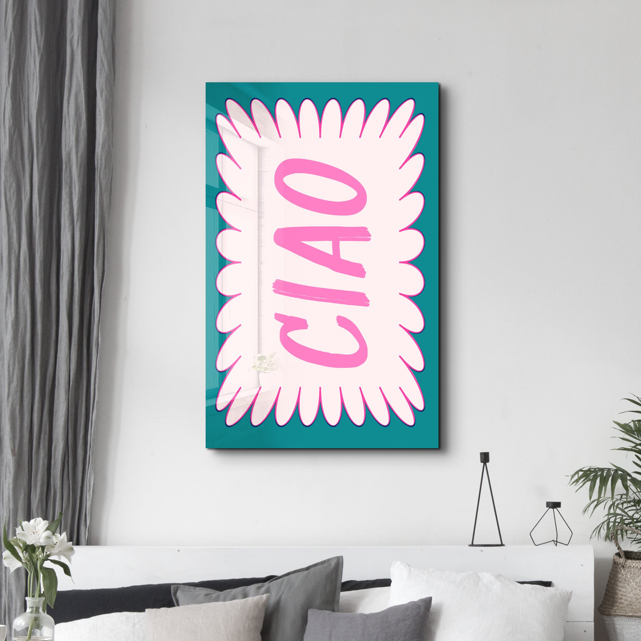 CIAO | Glass Wall Art