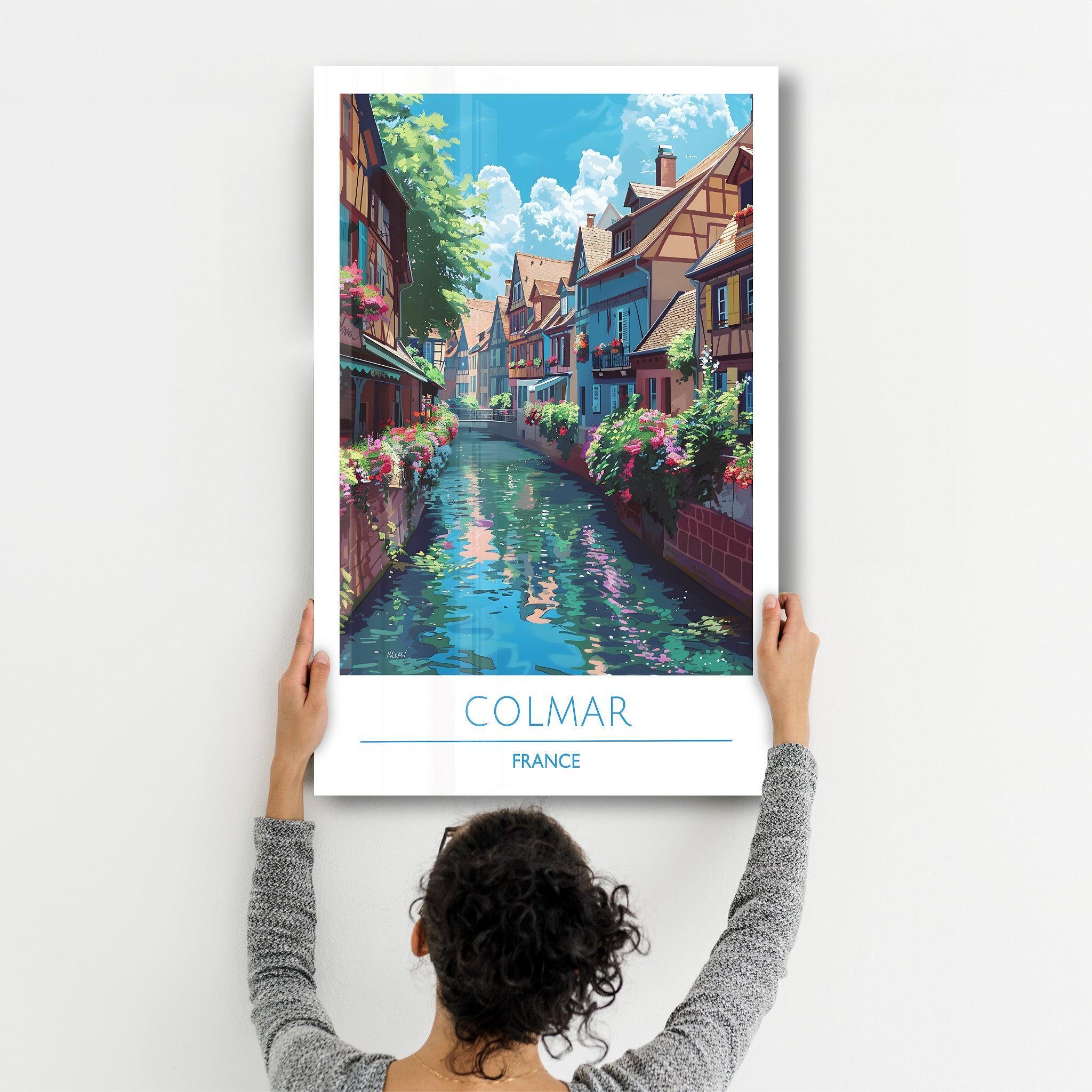 Colmar France-Travel Posters | Glass Wall Art - Artdesigna