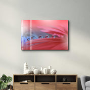 Delicate Dewdrops | Glass Wall Art - Artdesigna
