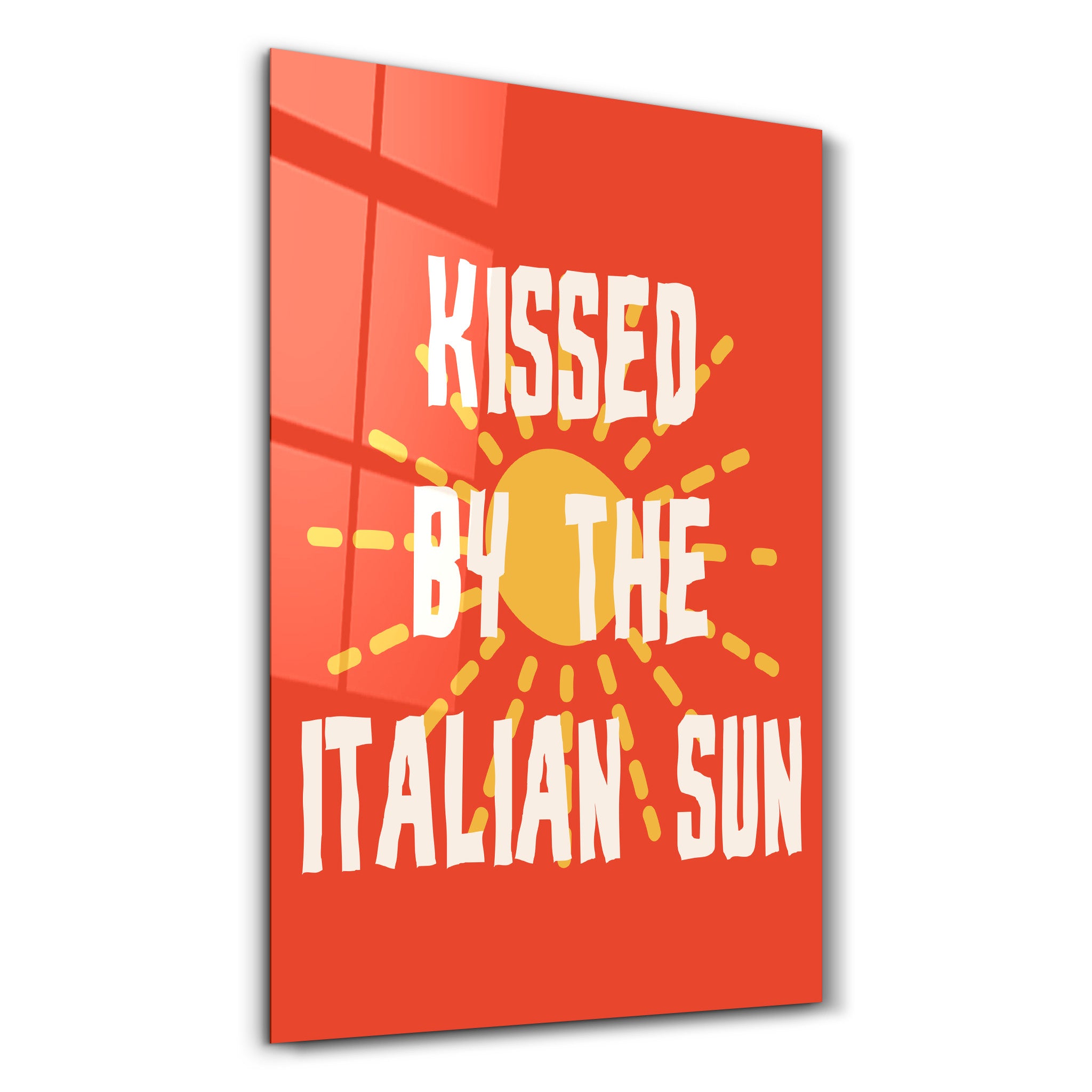 Kissed by the Italian Sun | Glass Wall Art