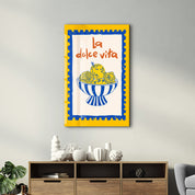 La Dolce Vita | Glass Wall Art