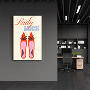 Lady Luck | Glass Wall Art
