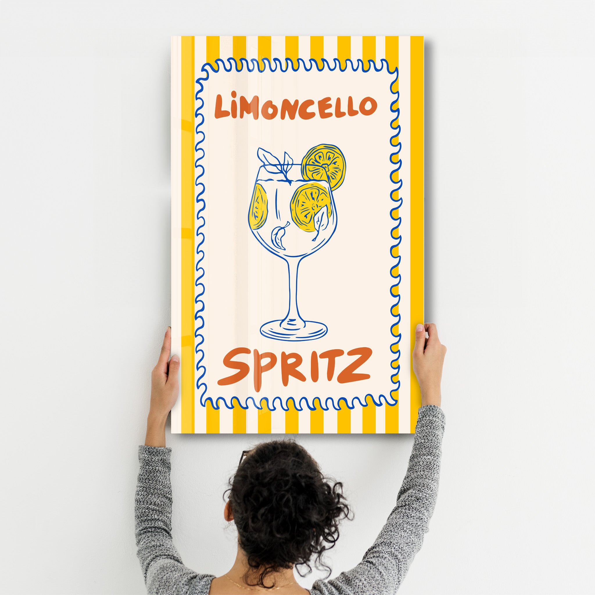 Limoncello Spritz | Glass Wall Art