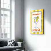 Limoncello Spritz | Glass Wall Art