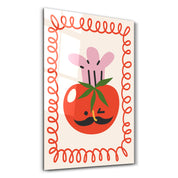 Mister Tomato | Glass Wall Art